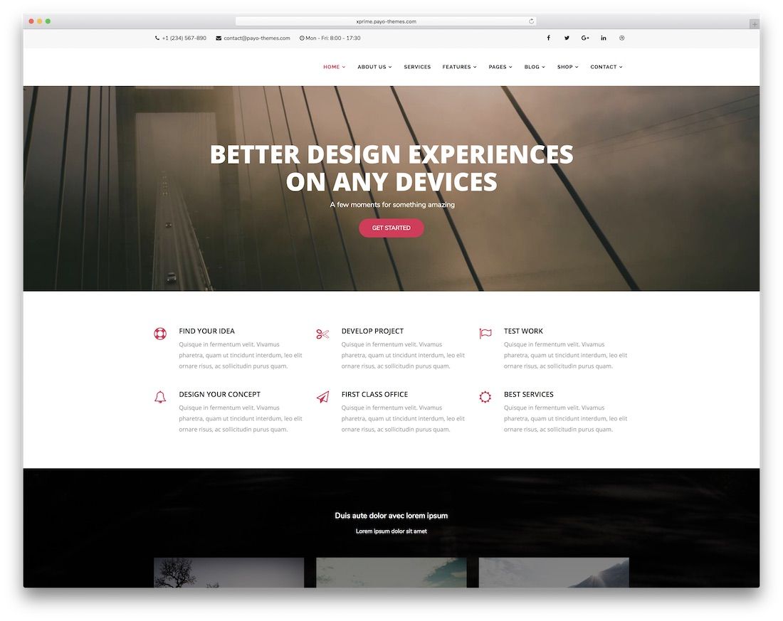 plantilla de cartera xprime joomla