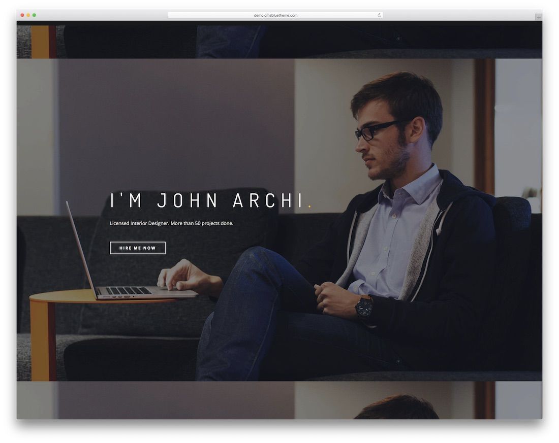 plantilla de cartera joomla lista para dispositivos móviles de archi