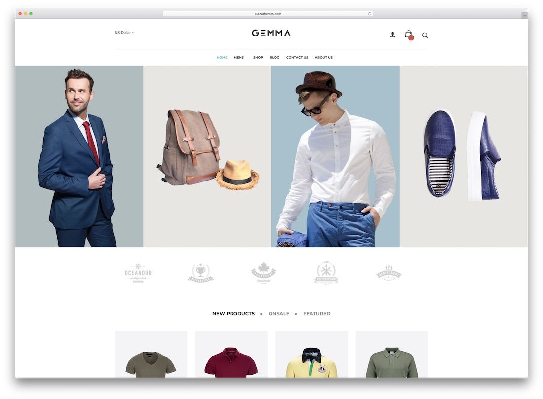 tema mode gemma magento