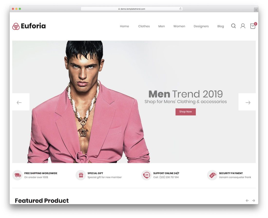 tema busana euforia magento