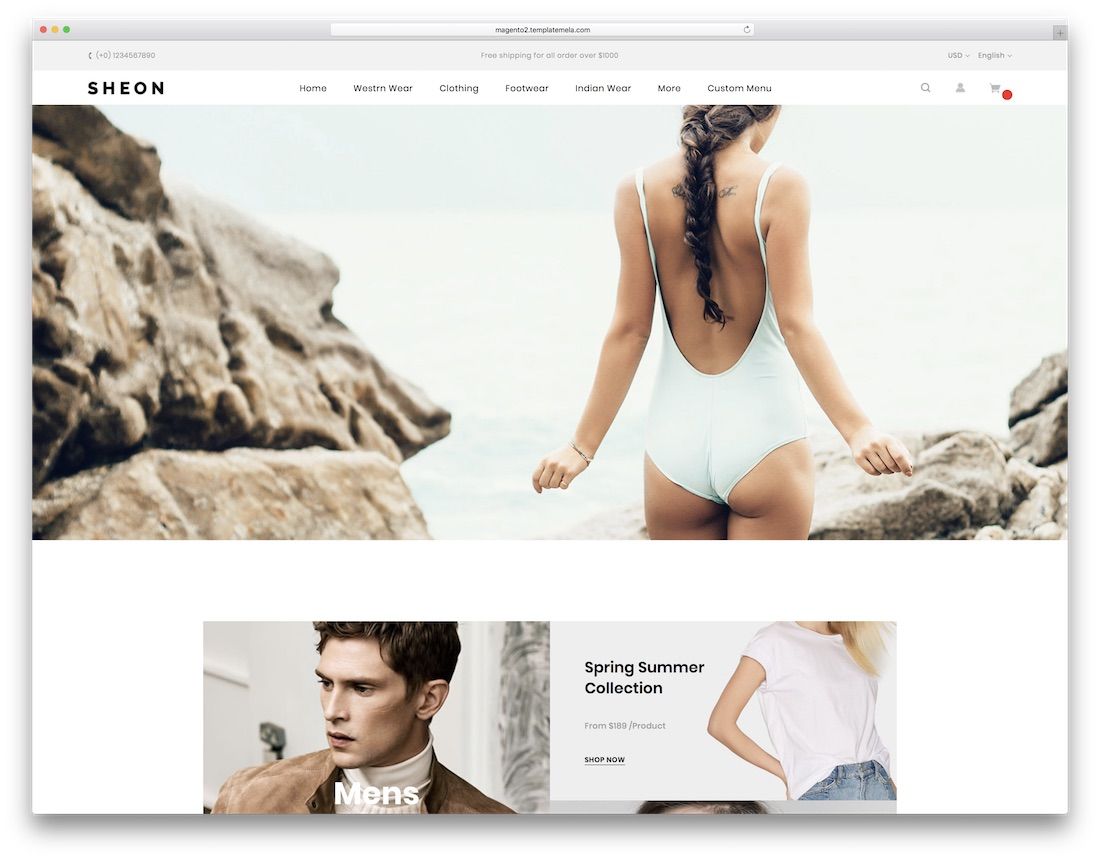tema busana sheon magento