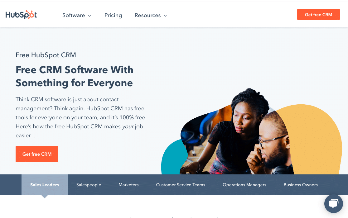 HubSpot CRM 主页