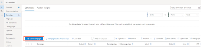 Cara Mengatur Kampanye Iklan Bing Anda - Buat Kampanye Iklan Bing Anda How to Set Up Your Bing Ads Campaign - Create Your Bing Ads Campaign