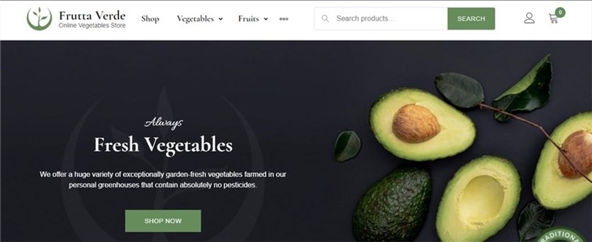 Frutta Verde Лучшая тема WordPress для начинающих
