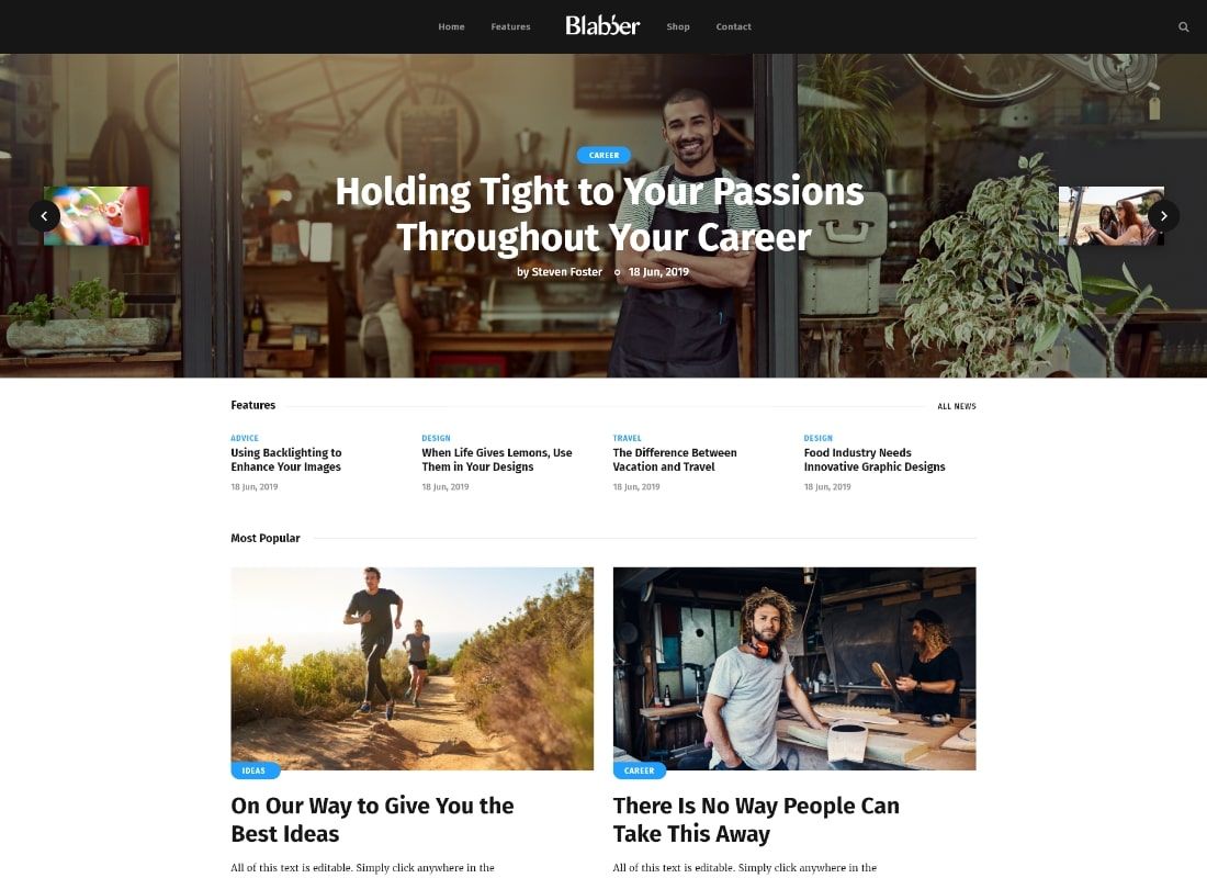 블래버 | 올인원 Elementor 블로그 및 뉴스 매거진 WordPress Theme + RTL