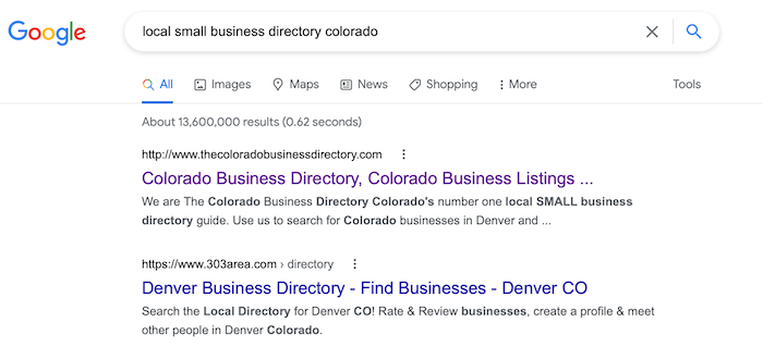 Creare de linkuri pentru căutare SEO pentru directoare de afaceri locale
