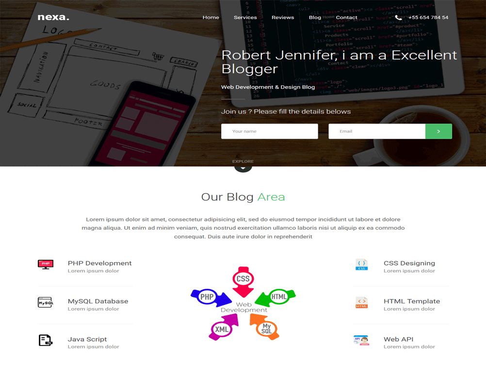 Nexa Growth WordPress-Theme