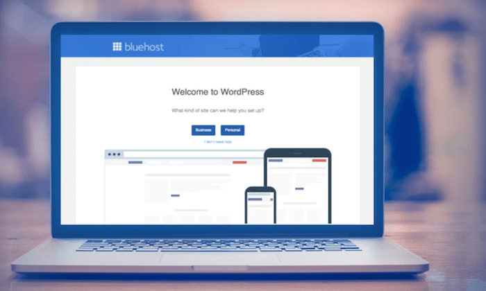 최고의 WordPress 웹 호스팅을 위한 WP용 Bluehost