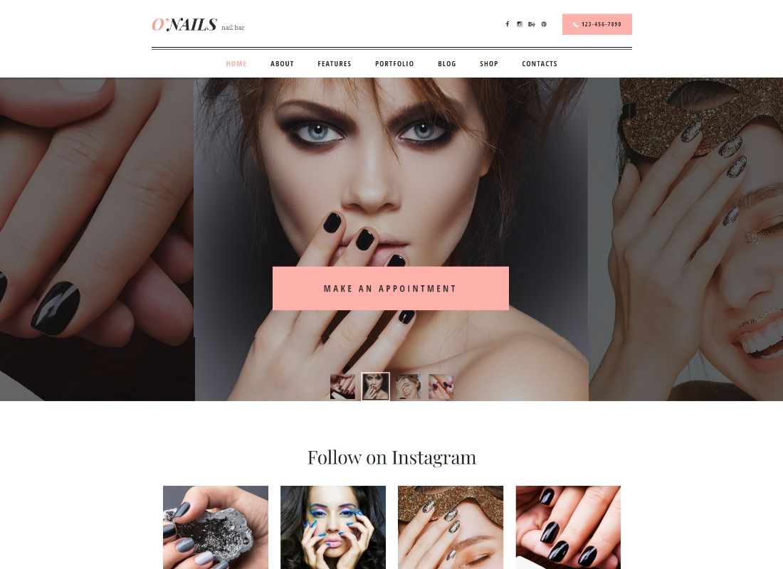 O'Nails | Tema WordPress Nail Bar & Salon Kecantikan Wellness