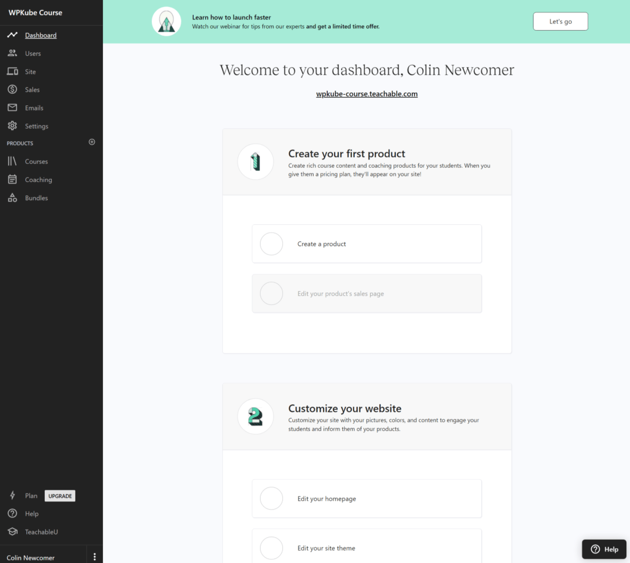 Revisione del dashboard insegnabile