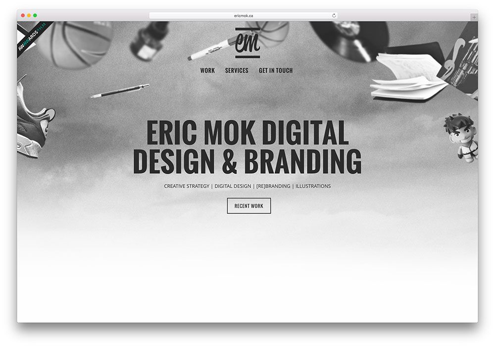 ericmok 营销专家网站示例