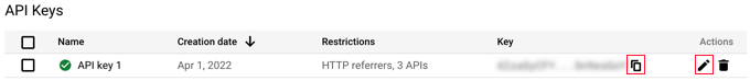 单击复制图标并将密钥添加到 WPForms Click the Copy Icon and Add the Key to WPForms