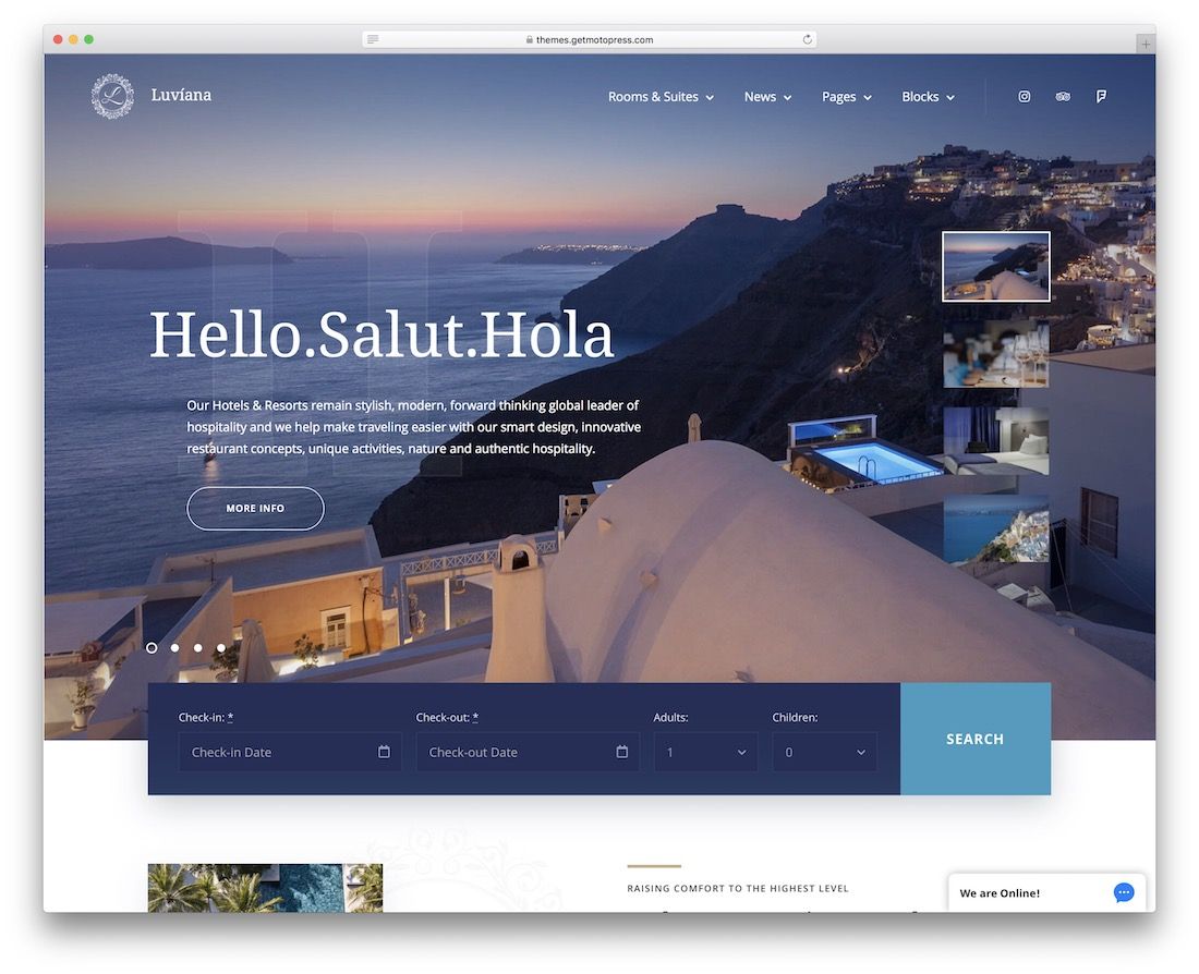luviana 度假出租 wordpress 主题