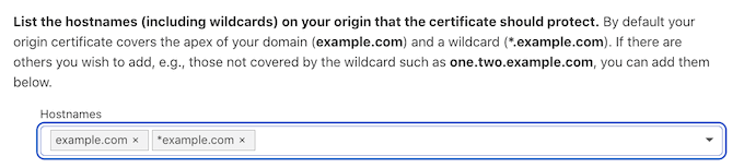 将主机名添加到 Cloudflare Adding hostnames to Cloudflare