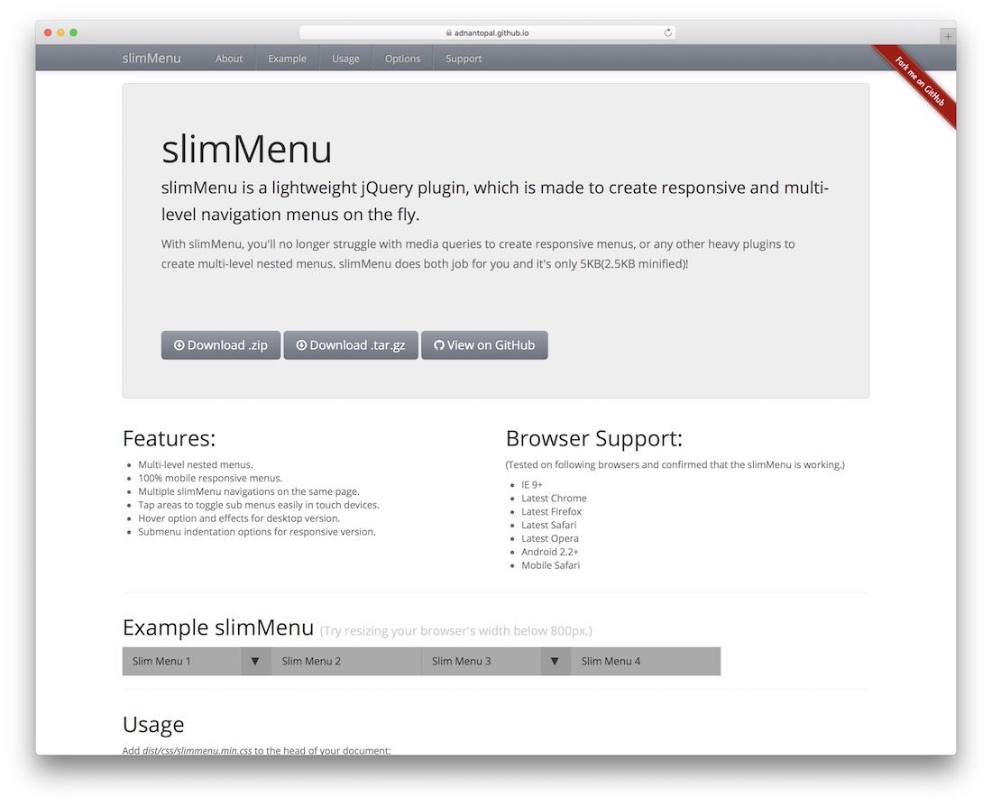 menu magro