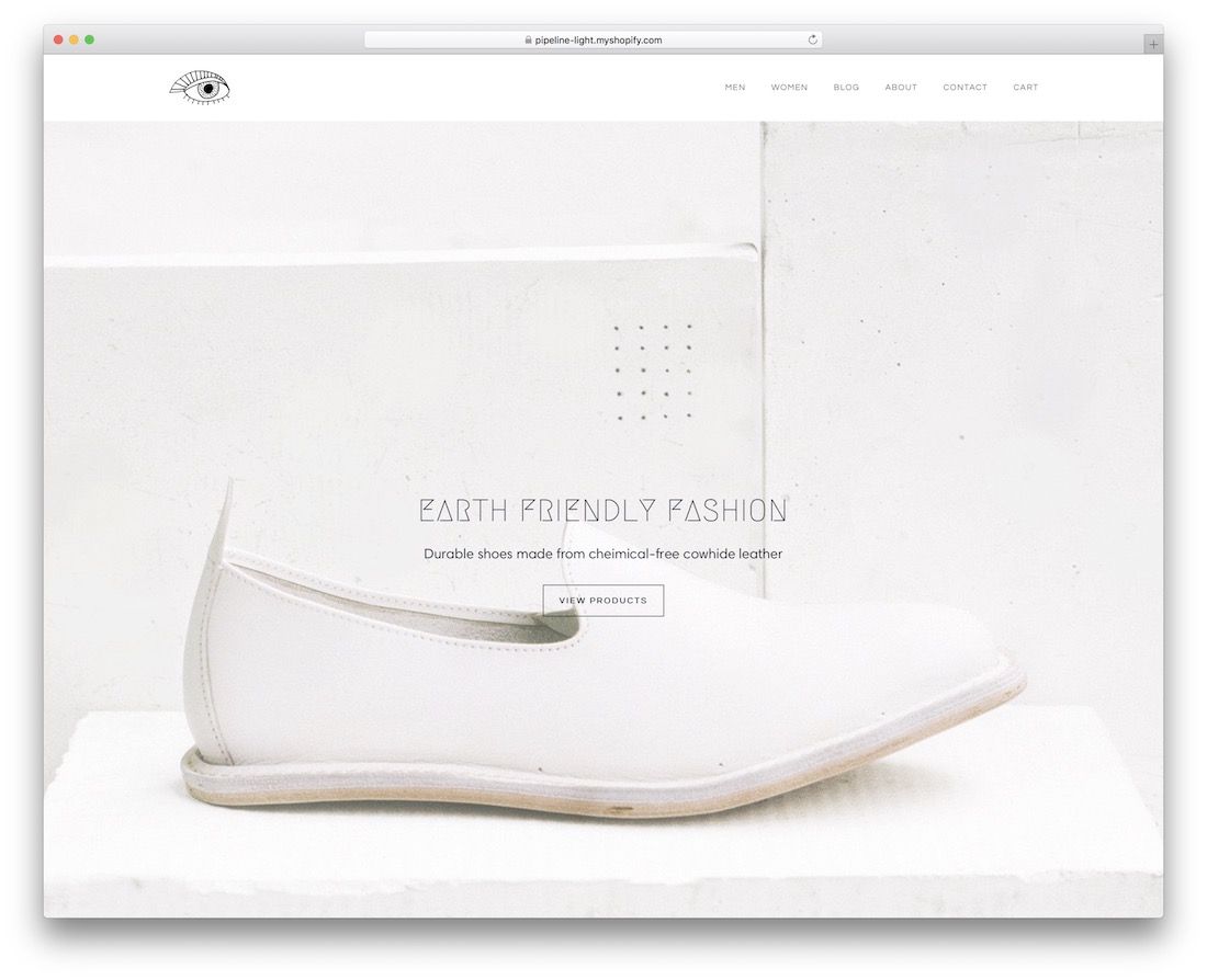 tema de paralaxe do pipeline shopify