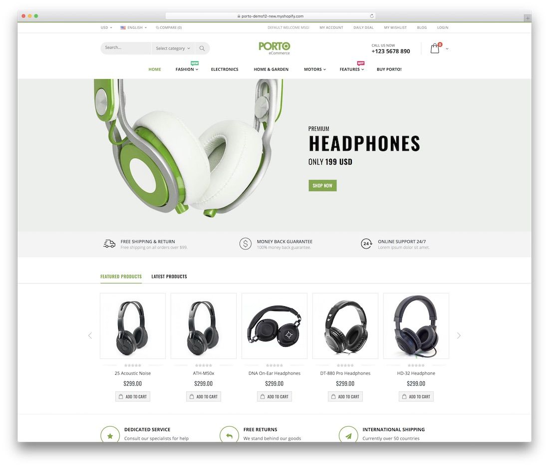 porto shopify موضوع التكنولوجيا