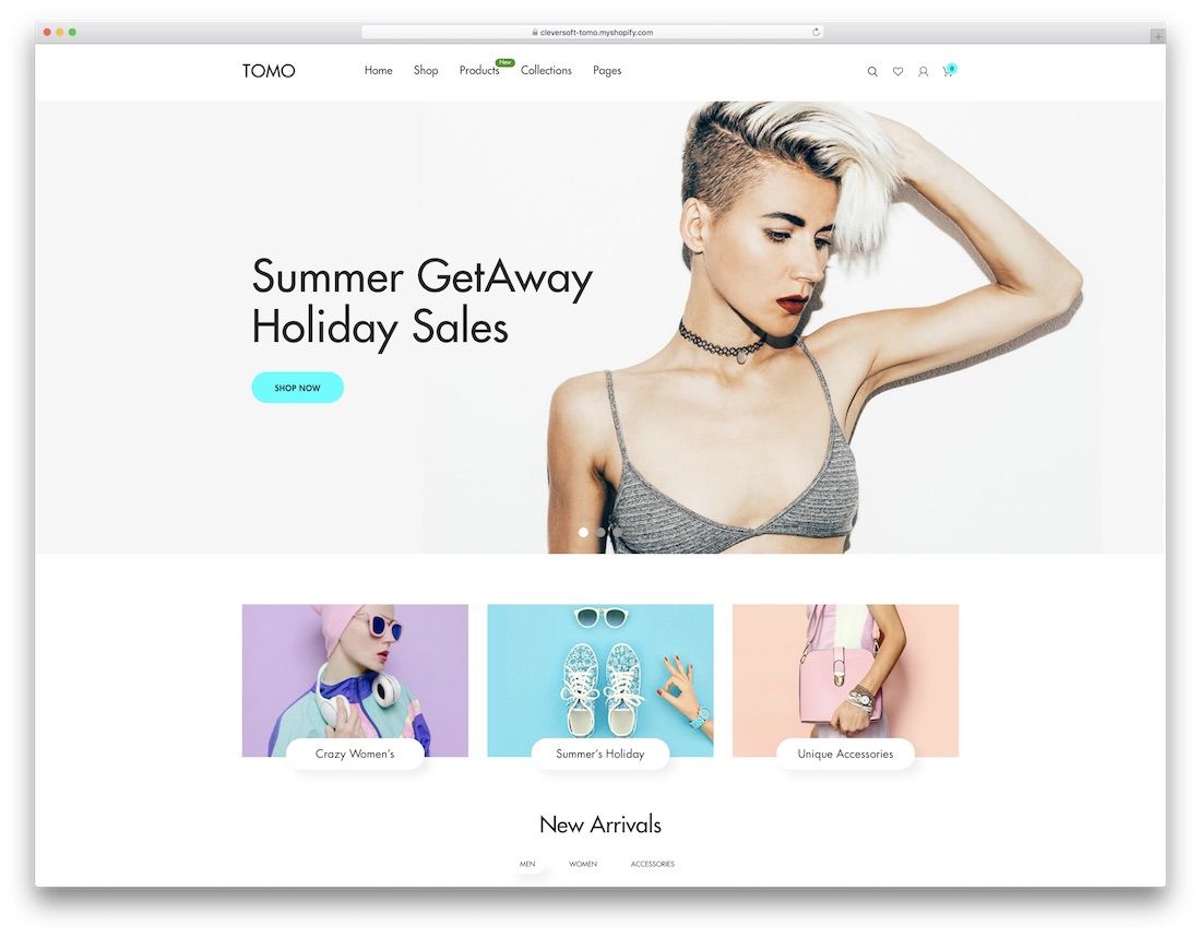 tomo時尚shopify主題