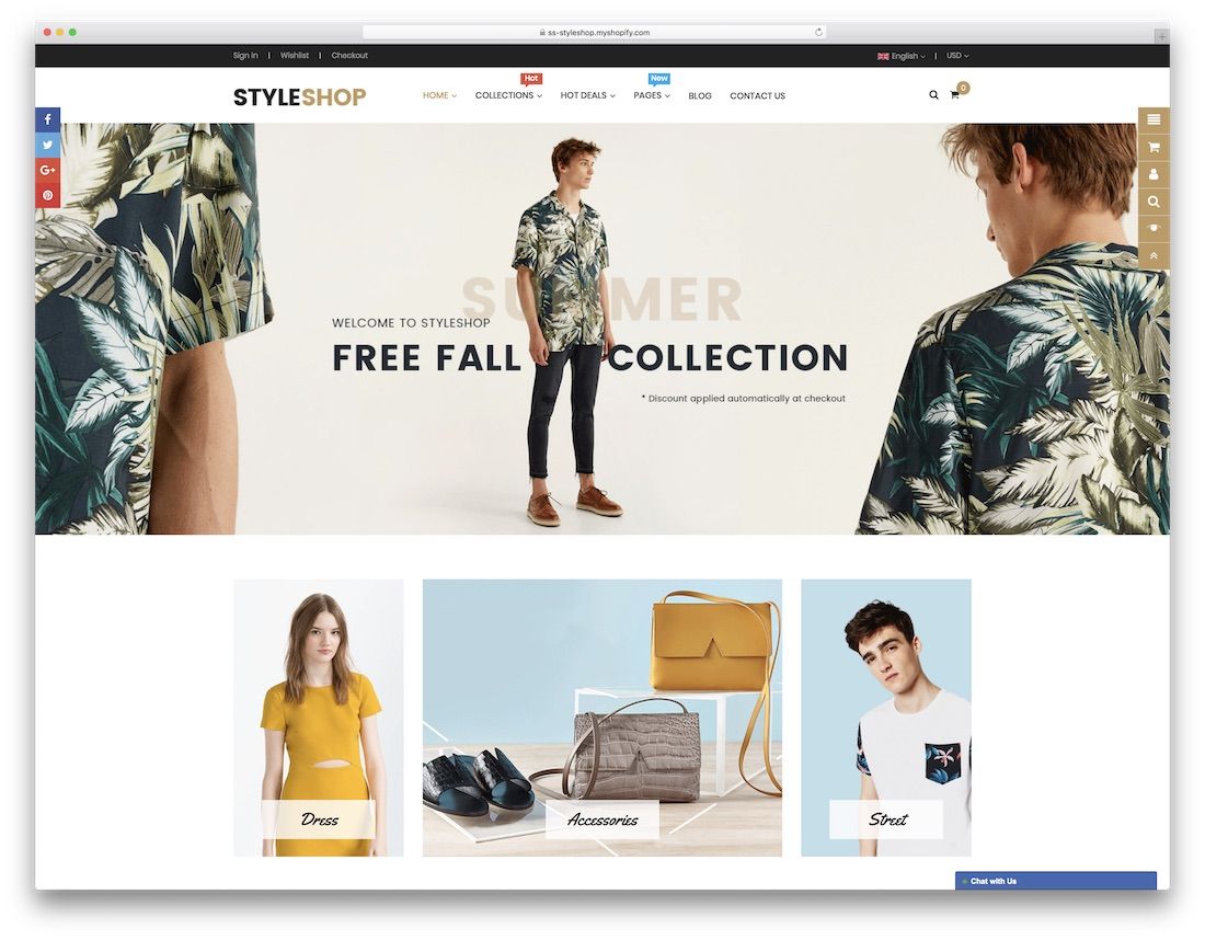 styleshop 時尚 shopify 主題