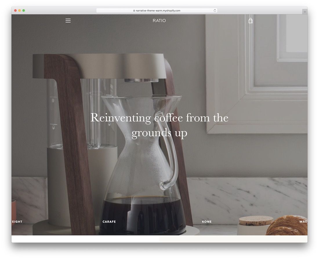 tema shopify gratuito narrativa