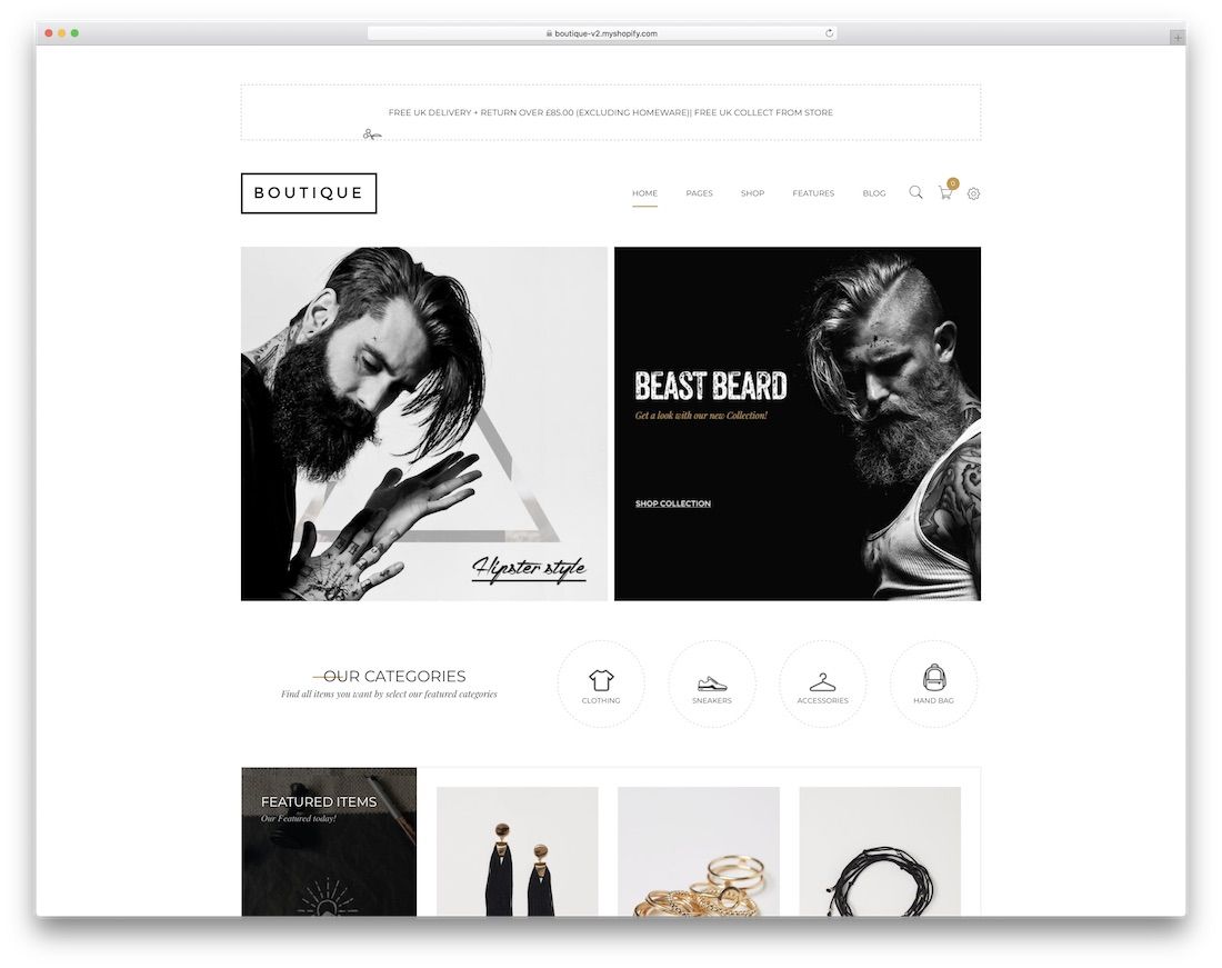 boutique melhor tema shopify