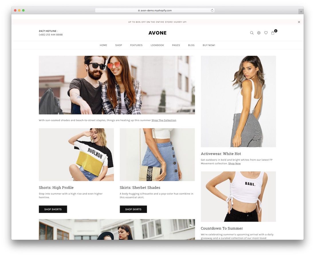 avone shopify 主題的 T 卹