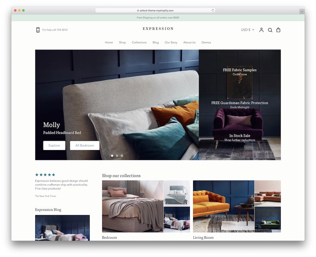 expresie shopify tema imobiliara