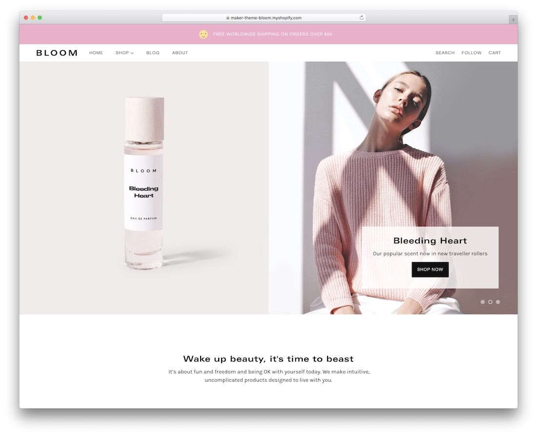 thème shopify de produit unique de fabricant