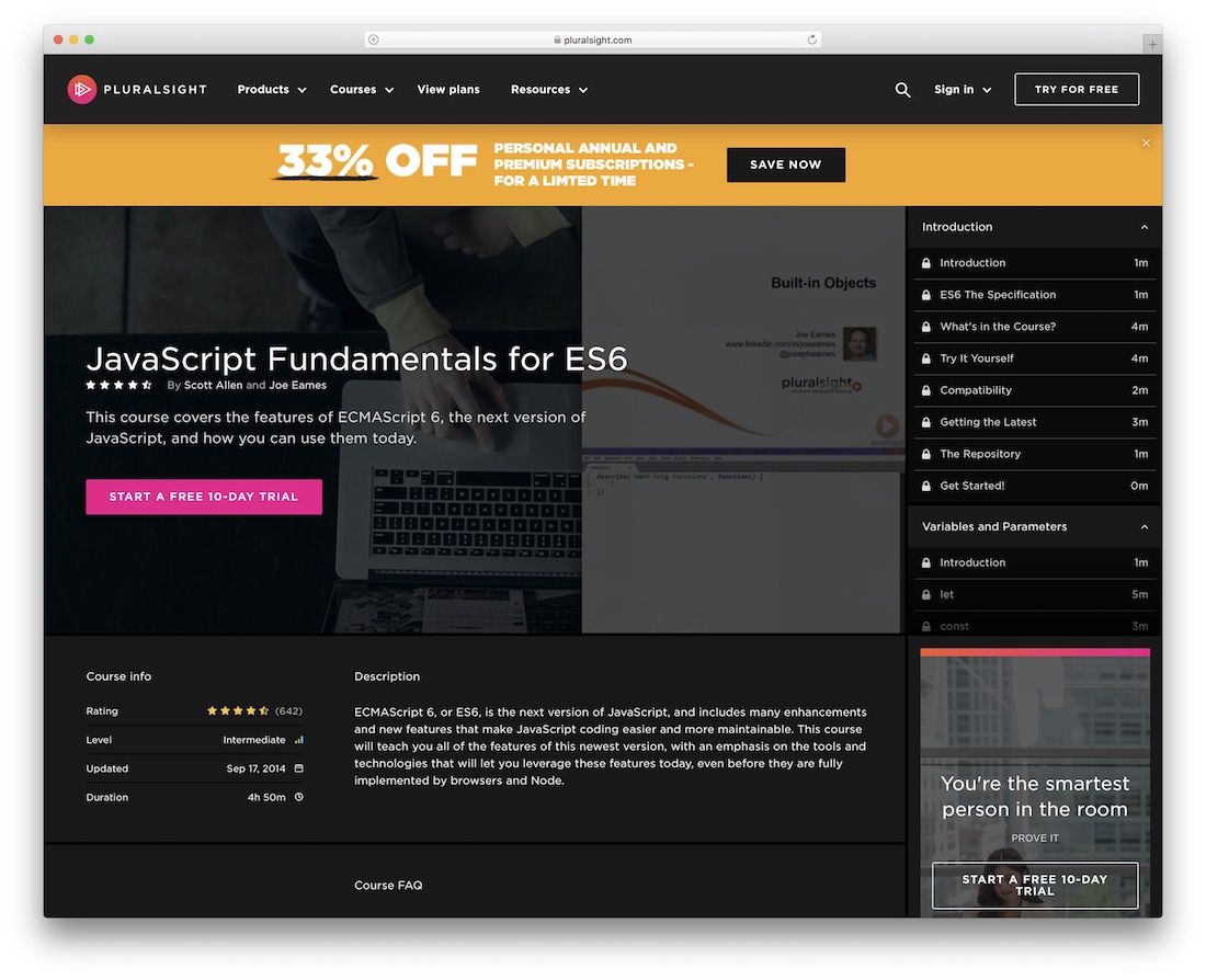 fondamenti di javascript per es6