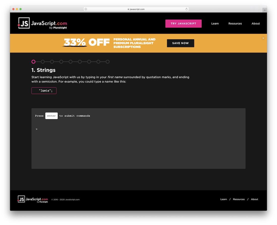 prova javascript