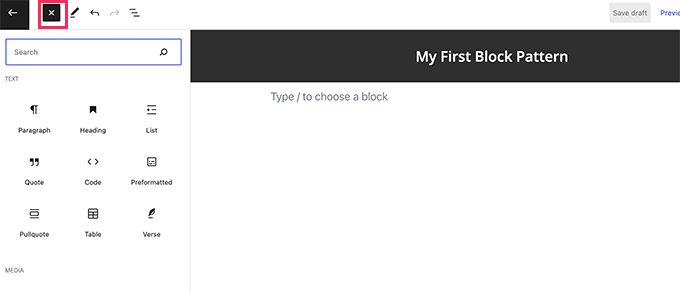 블록 패턴 생성기 Block pattern creator