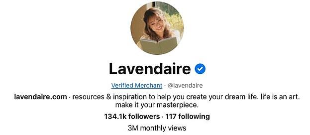 الشركات على موقع Pinterest: Lavendaire