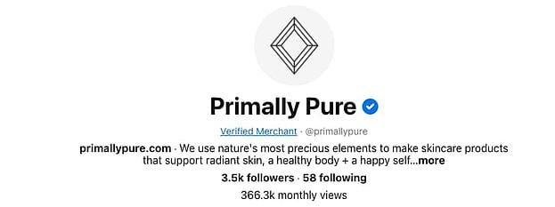 الشركات على موقع Pinterest: Primally Pure