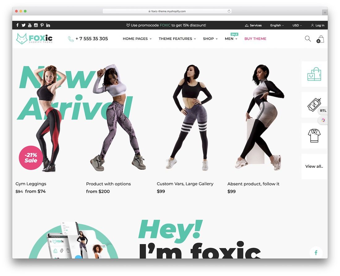 tema berlangganan foxic shopify