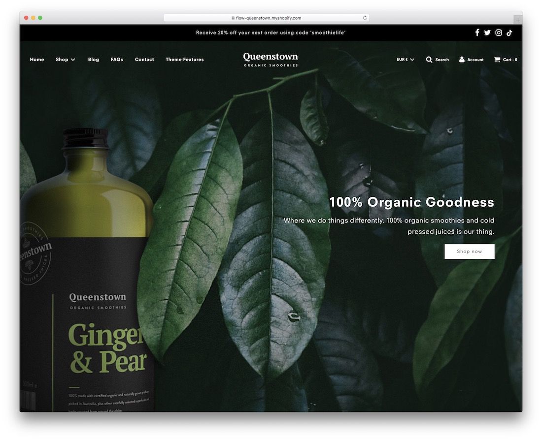 aliran tema berlangganan shopify