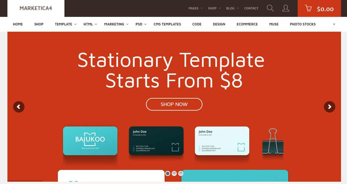 Marketica - Tema WordPress Marketplace