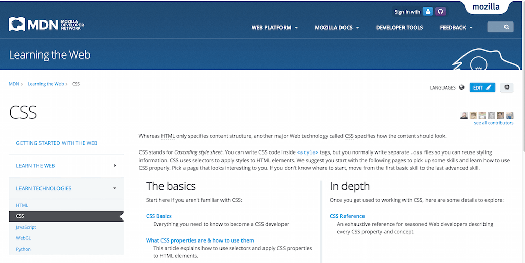 CSS Aprendendo a Web MDN