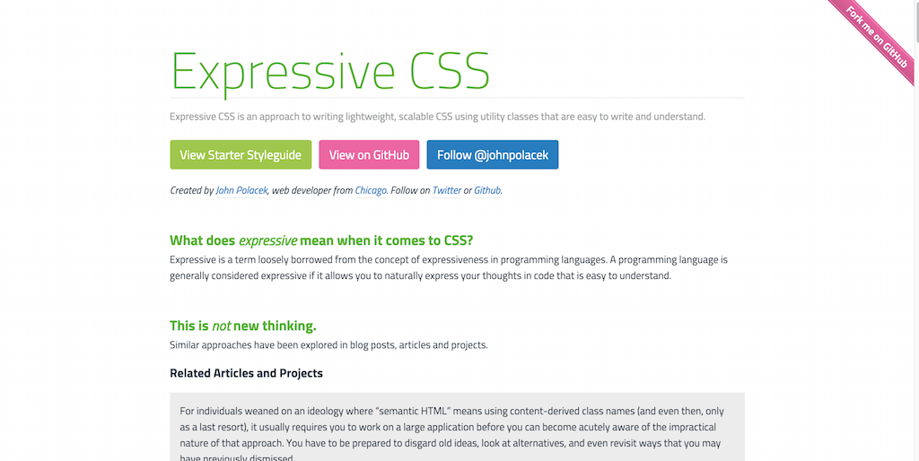 CSS expressivo
