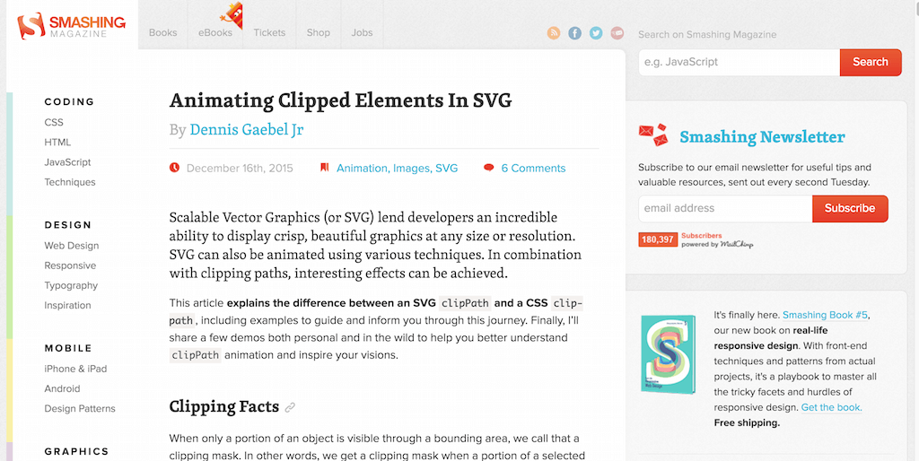 Animando elementos recortados em SVG – Smashing Magazine