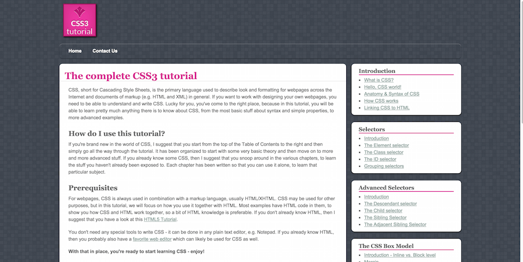 O tutorial completo de CSS3