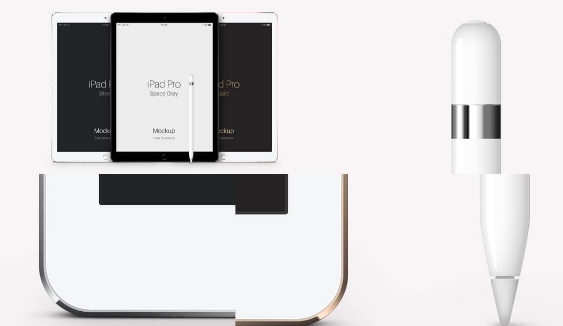 maquete de vetor psd ipad pro