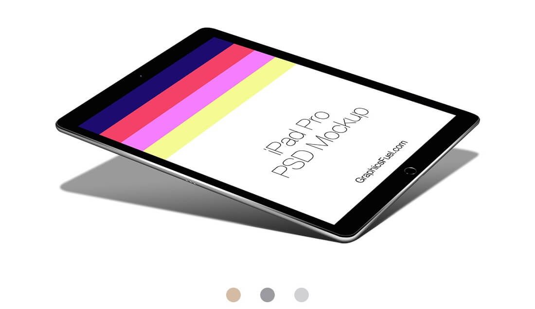 maquete de psd do ipad pro