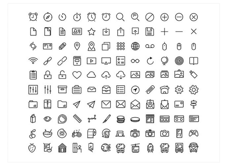 120 icone gratuite da RetinaIcons