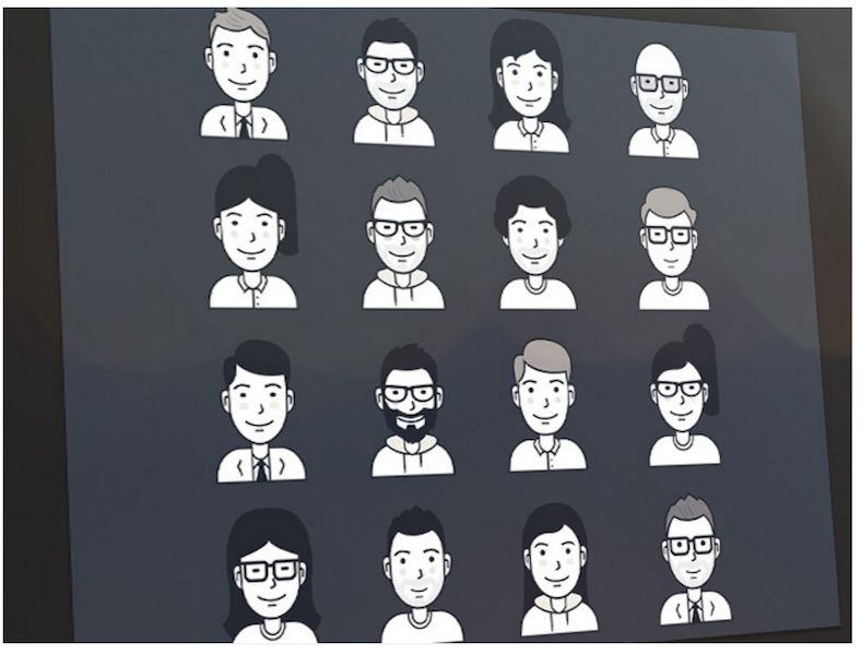 16 icone avatar utente vettoriali gratuite