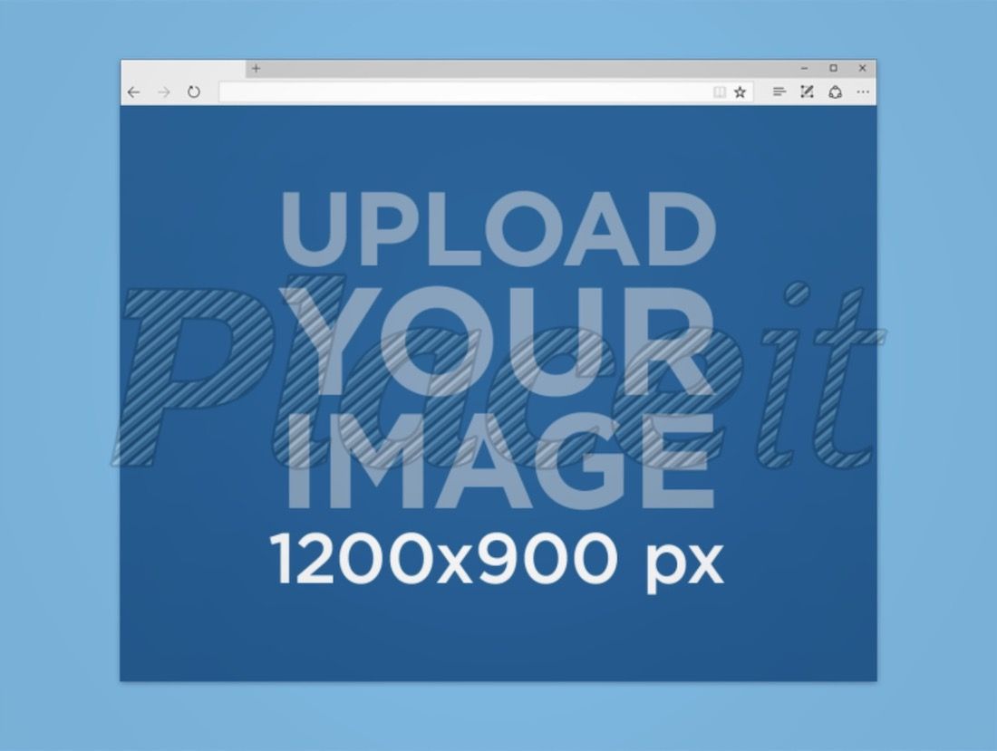 mockup browser tepi microsoft