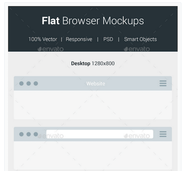 Mockup Peramban Datar