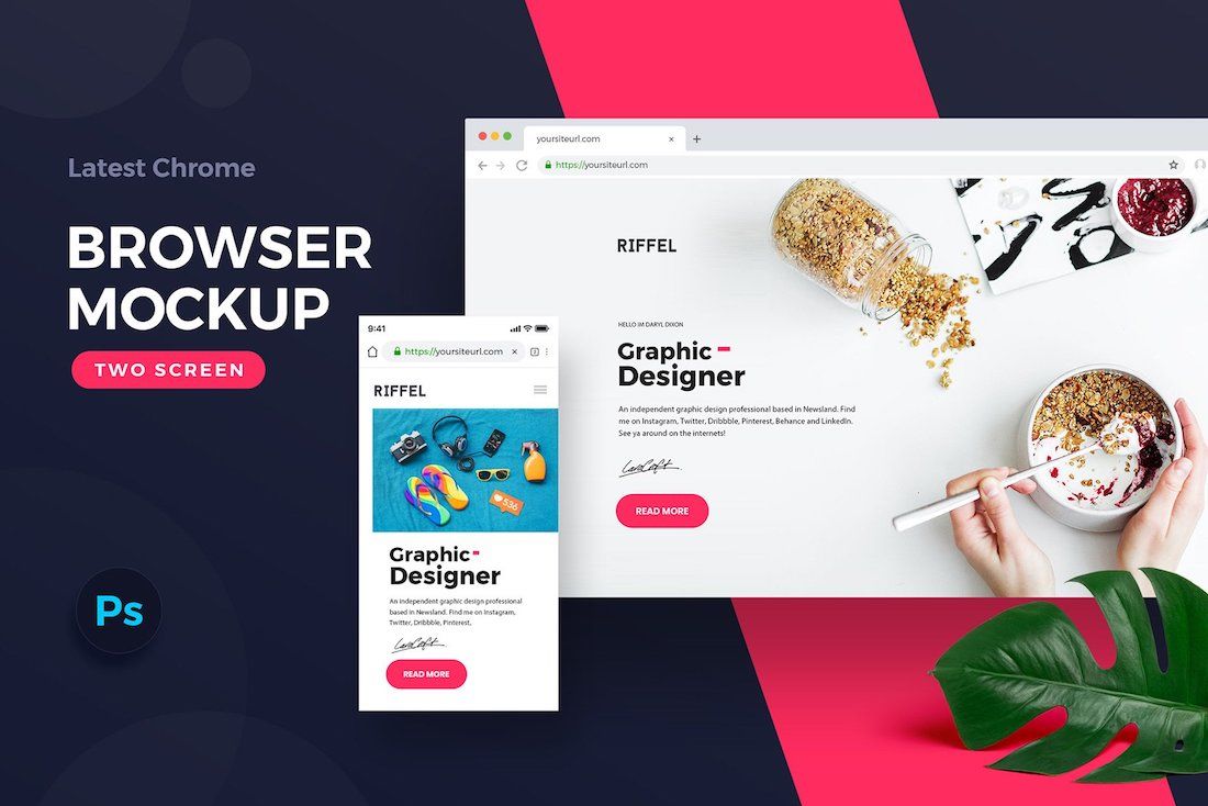 maket layar browser