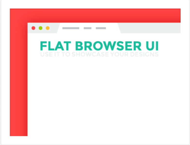UI Peramban Datar - Gratis