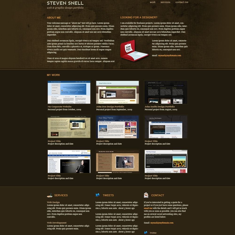 Plantilla PSD gratis con textura