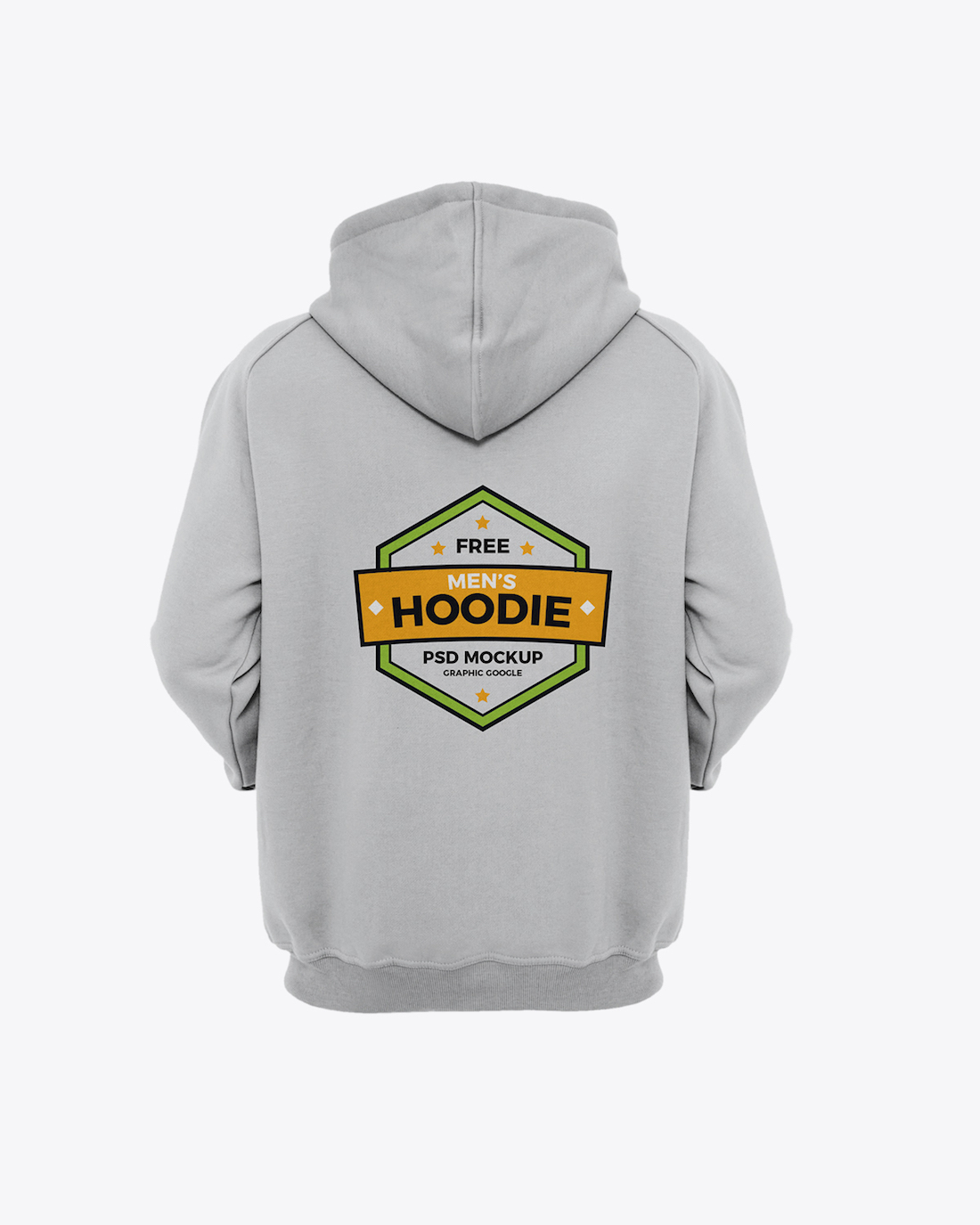 Mockup เสื้อกันหนาวมีฮู้ดสำหรับผู้ชายฟรี